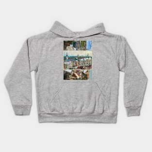 Greetings from Tallinn in Estonia Vintage style retro souvenir Kids Hoodie